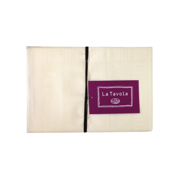 AUBERGINE Set of 4 napkins 47X47